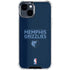 NBA Memphis Grizzlies Standard -  Blue iPhone 14 Clear Case